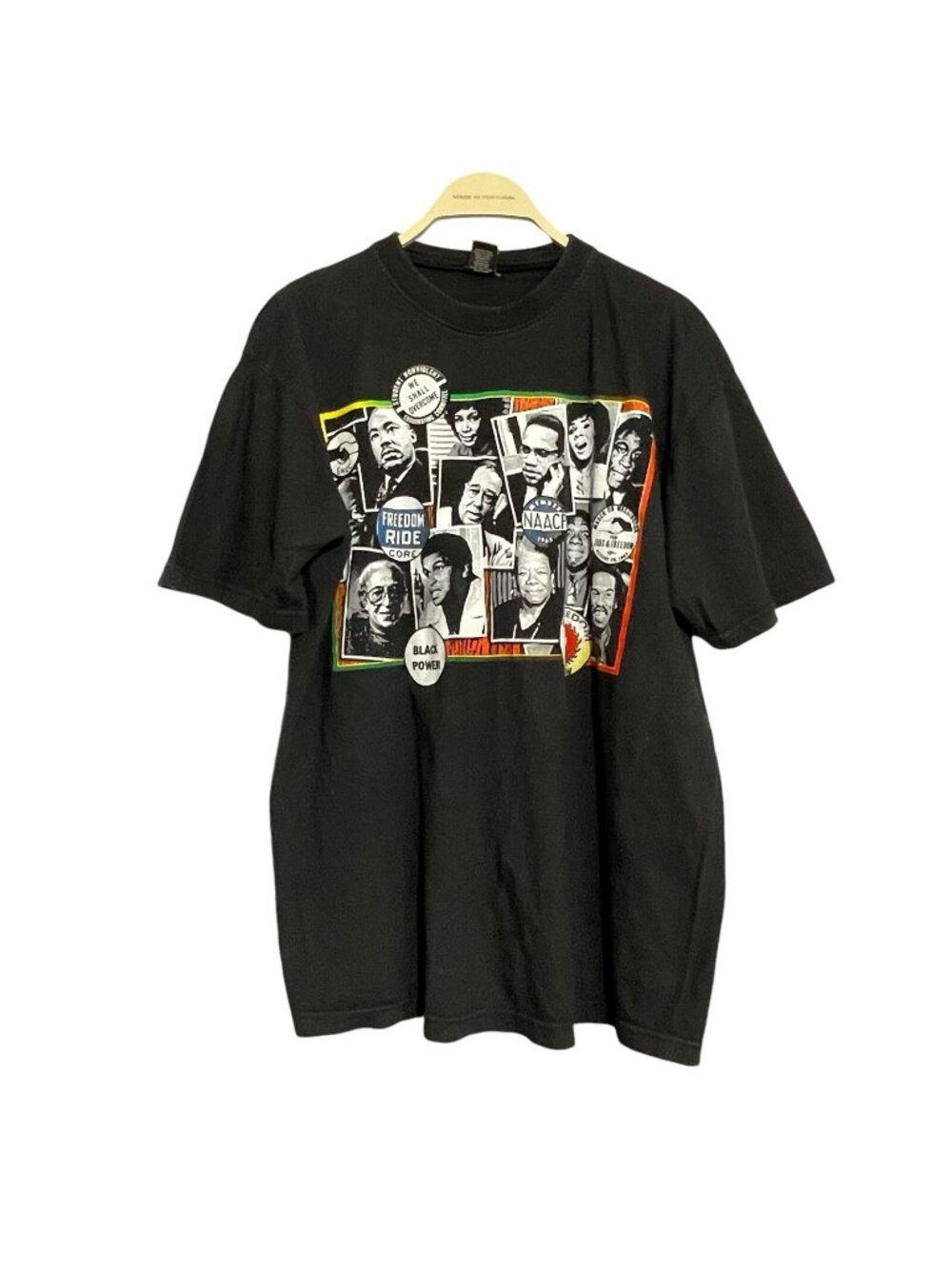 Iced Out NAACP Black History Tshirt Men Size XL African American History Freedom